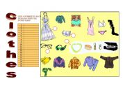 English Worksheet: Clothes matching