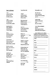 English Worksheet: Toms Dinner Song