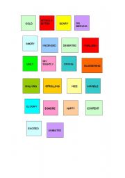 English worksheet: Synonyms matching activity