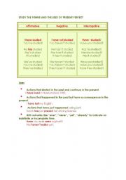 English Worksheet: Present Perfect