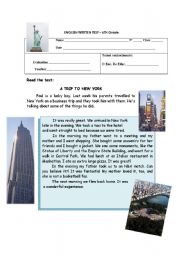 English Worksheet: Past simple -