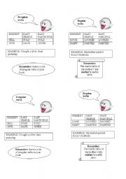 English worksheet: present simple and present continouos