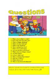 THE SIMPSONS   QUESTIONS
