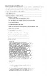 English worksheet: CORRECT THE MISTAKES