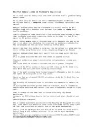 English Worksheet: Reading