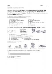 English Worksheet: preposition of place test 