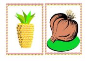 English Worksheet: Fruit and vegetables flashcards part III