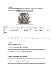 English Worksheet: Present Simple