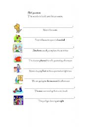 English worksheet:  questions