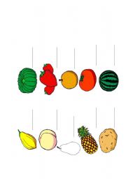 English worksheet: Fruits