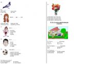 English worksheet: 4.grade test part 2