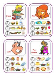 English Worksheet: Food Cards (Part 2 out of 5)