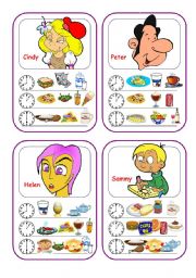 English Worksheet: Food Cards (Part 3 out of 5)