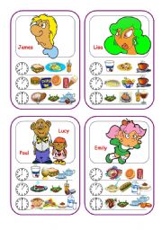 English Worksheet: Food Cards (Part 4 out of 5)