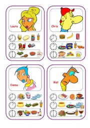 English Worksheet: Food Cards (Part 5 out of 5)