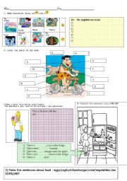 English Worksheet: Lets review