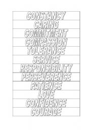 English Worksheet: Things you can learn from your mom