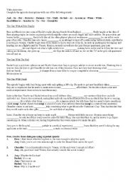 English worksheet: FRIENDS - The one with the rugby / Unagi / the ball