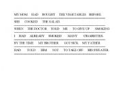 English Worksheet: Past Perfect