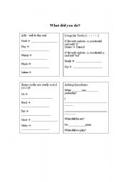 English worksheet: Past Simple worksheet