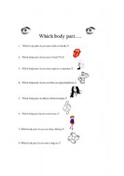 Which Body Part......