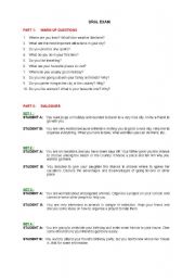 English Worksheet: speaking is fun!