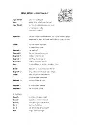 Where is my list? An easy Christmas play-theatre - ESL worksheet by  meljthomson