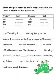 English Worksheet: Fill in the Gap