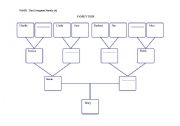 English Worksheet: The Livingston Family Tree