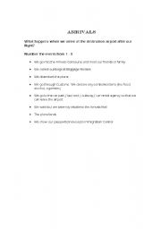 English Worksheet: Airport arrivals