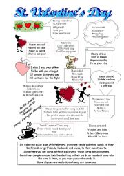 English Worksheet: St. Valentines Day