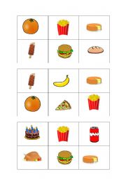 Food bingo