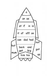 English worksheet: Letters and Sounds Stage 2 Decodable Words - Rocket