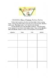 English Worksheet: Creative Sentence Building