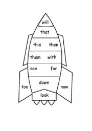 English worksheet: Stage 3 Decodable Words Letters and Sounds Rocket