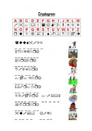 English Worksheet: cryptogram hobbies