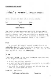 English Worksheet: Simple Present Grammar