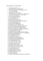 English Worksheet: PRESENT PERFECT VS SIMPLE PAST