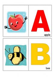 English Worksheet: Alphabet A-D