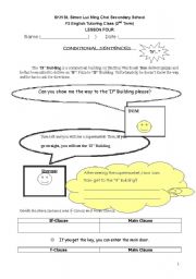 English Worksheet: conditional sentences