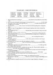 English Worksheet: Vocabulary - Commonly confused words