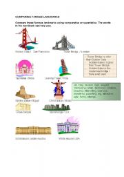 COMPARING FAMOUS LANDMARKS