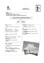 English Worksheet: Future Tense