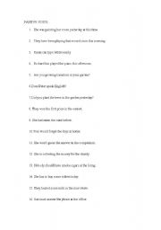 English worksheet: passive voice