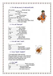 English Worksheet: JUNIOR GRAMMAR TEST