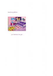 English Worksheet: Describe my bedroom