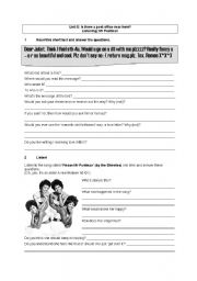 English Worksheet: Mr postman