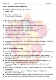 harry potter film worksheet