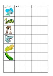 English worksheet: Do you like sharks?