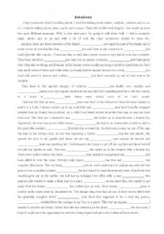 English Worksheet: relative pronouns gap fill